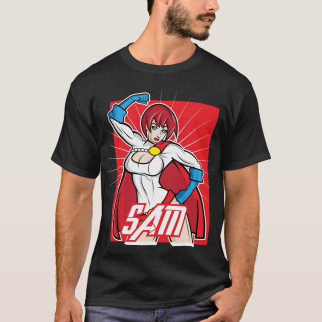 T-shirt Chemise SAM I AM (Devant)