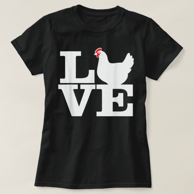 T-shirt Chemise sandwich au poulet Drôle Parler de poulet  (Design devant)