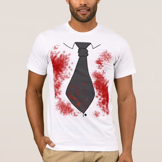 T-shirt Chemise sanglante (Devant)