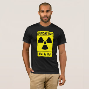 T-shirt Chemise sans manches pour DJ radioactif