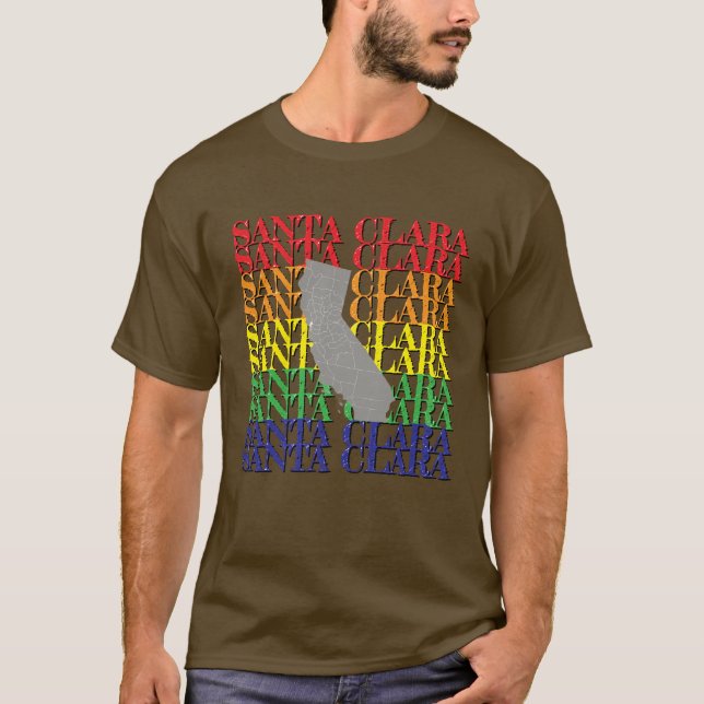 T-shirt Chemise Santa Clara  (Devant)
