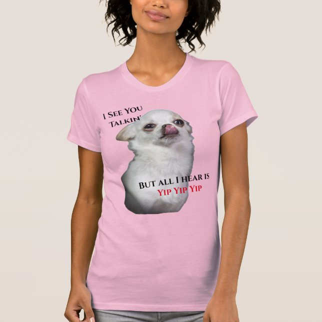 T-shirt Chemise Sassy Chihuahua (Devant)