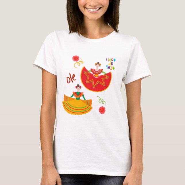 T-shirt Chemise Sassy Cinco De Mayo (Devant)