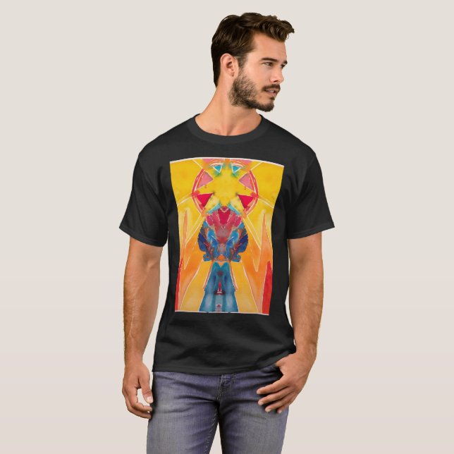 T-shirt Chemise sauvage de Chakra (Devant entier)
