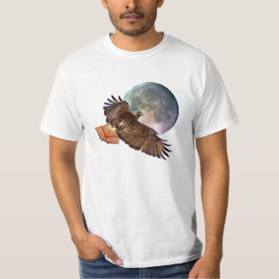 T-shirt Chemise sauvage Red Tail Hawk & Pleine lune