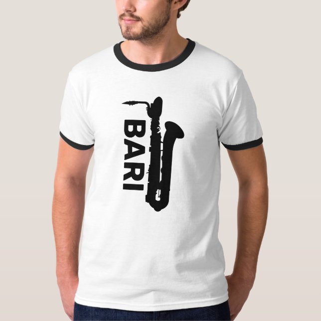 T-shirt Chemise saxophone Bari (Devant)