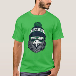 T-shirt Chemise Seattle Football Hawk | Produit officiel p