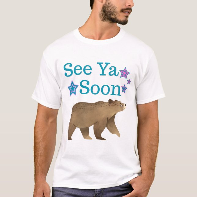 T-shirt chemise See Ya Soon design (Devant)