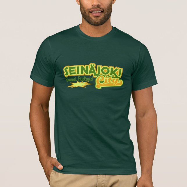 T-shirt Chemise Seinäjoki City - choisir style & couleur (Devant)