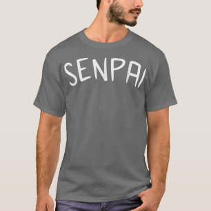 T-shirt Chemise Senpai, Amusante Mignonne Anime Manga Cade