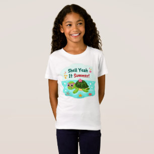 T-Shirt Chemise Shell Yeah C'est l'été Tortue de Mer