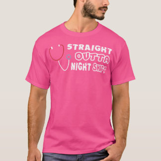 T-shirt Chemise Shift Nocturne Droite - Funny Nurse Doc
