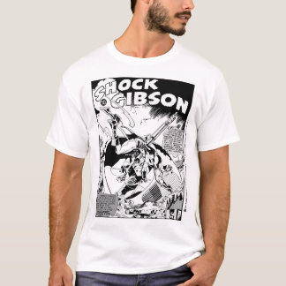T-shirt Chemise 'SHOCK Gibson' avec panneau de bande dessi