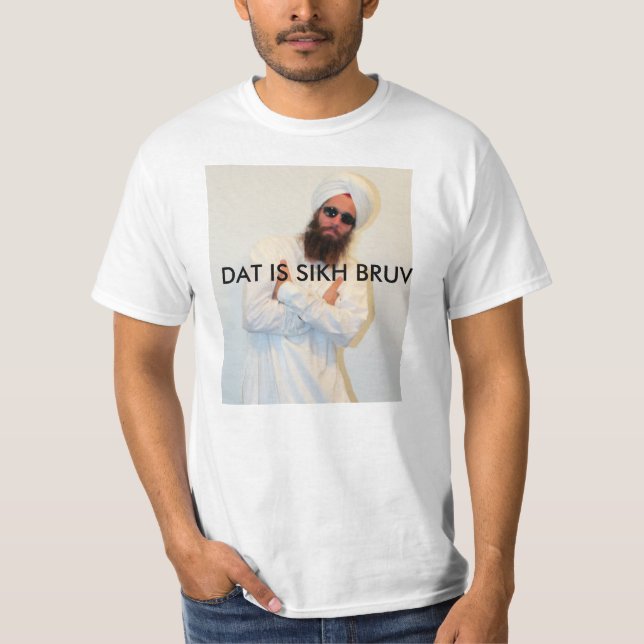 T-shirt Chemise sikhe drôle (Devant)