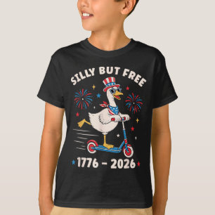 T-shirt Chemise Silly Goose 4 juillet Drôle Quatre Juillet