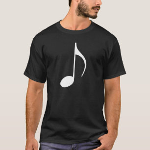 T-shirt chemise simple de note