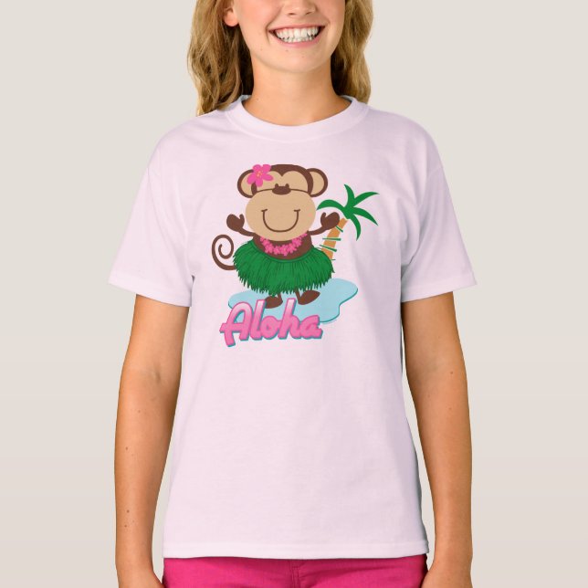 T-shirt Chemise singe Aloha (Devant)