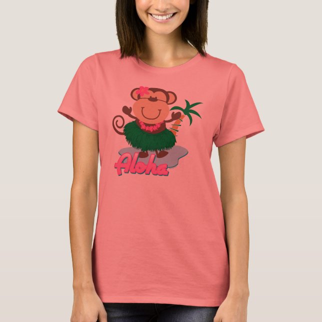 T-shirt Chemise singe Aloha (Devant)