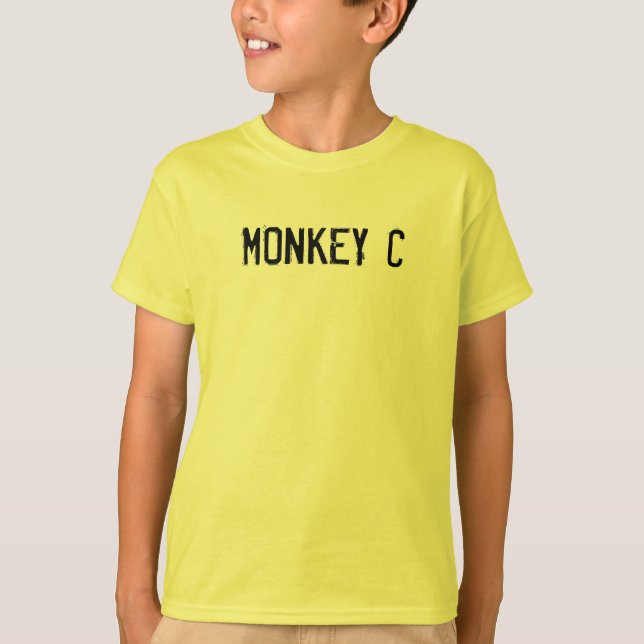 T-shirt Chemise - singe C (Devant)
