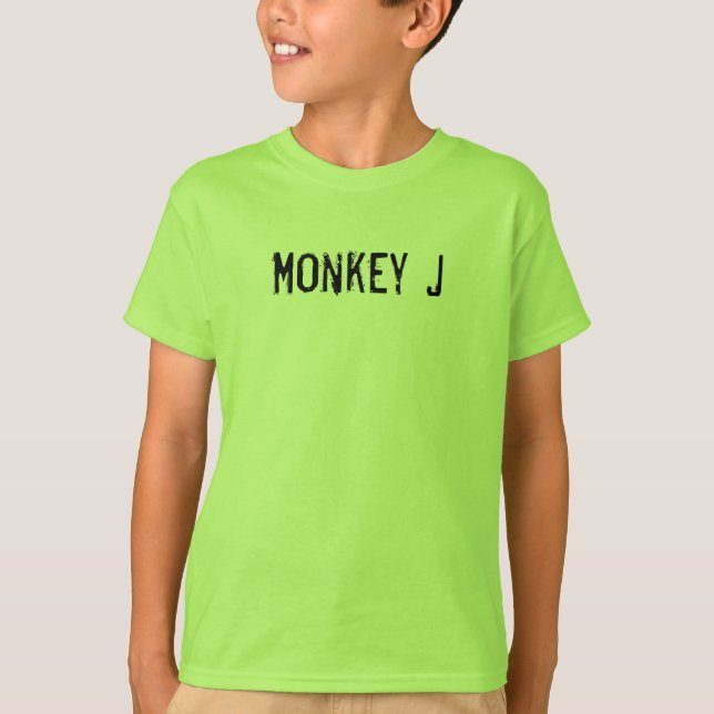 T-shirt Chemise - singe J (Devant)