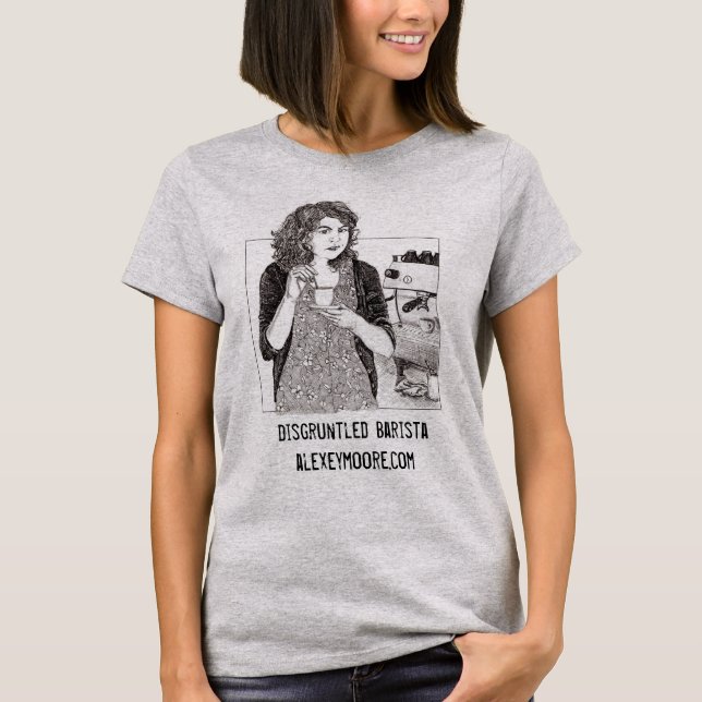 T-shirt Chemise slouchy de barman contrarié (Devant)