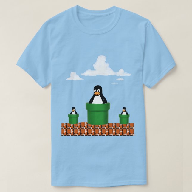 T-shirt Chemise Smoking (Design devant)