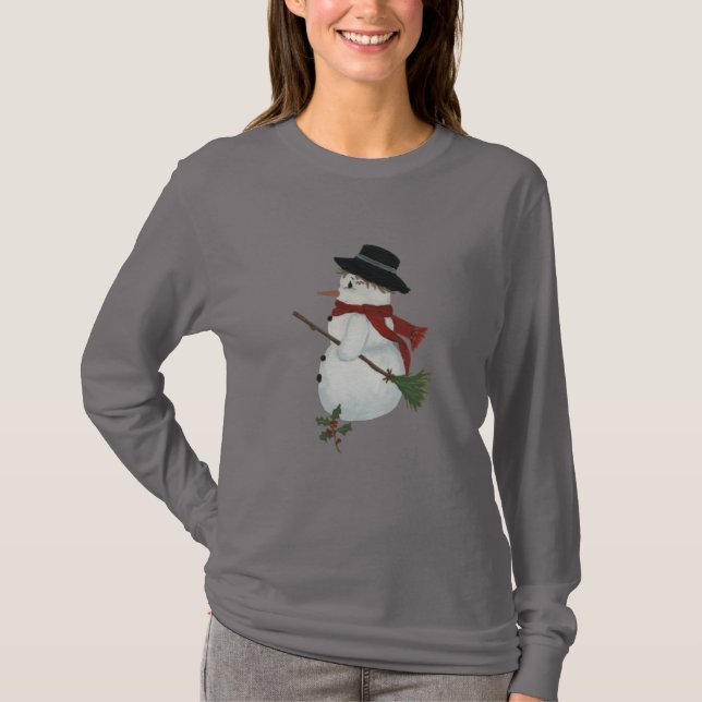 T-shirt Chemise Snowman (Devant)