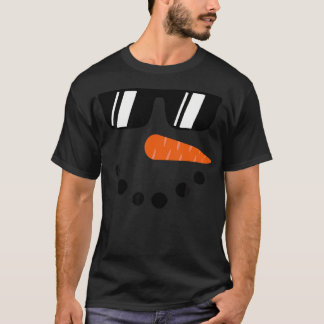 T-shirt Chemise Snowman Pour Garçons Enfants Enfants Jeune