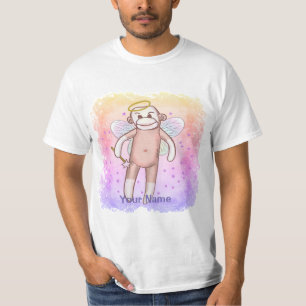 T-shirt Chemise Sock Monkey Angel
