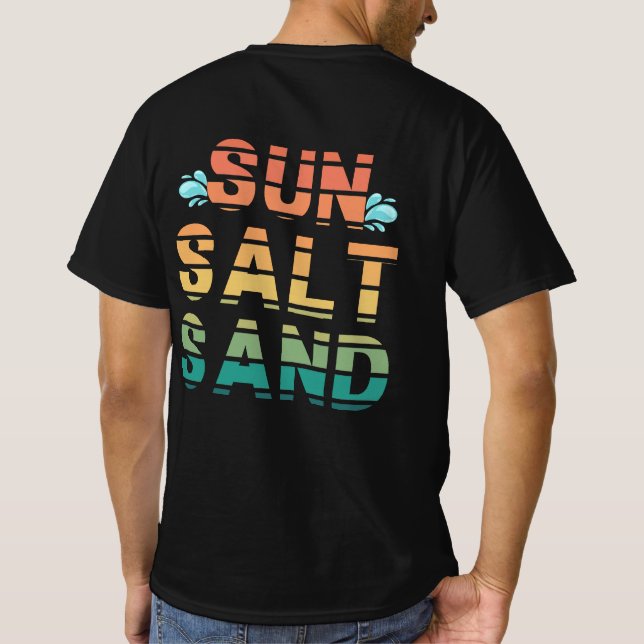 T-shirt chemise "soleil sel sable" (Dos)