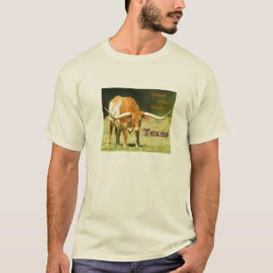 T-shirt Chemise solitaire du Texas Longhorn d'étoile