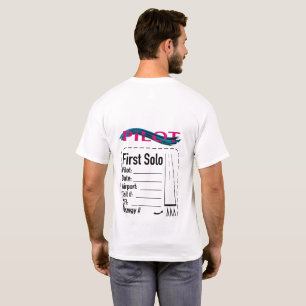 T-shirt Chemise solo du pilote étudiant