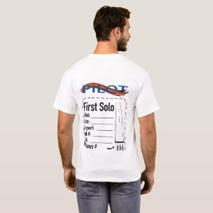 T-shirt Chemise solo du pilote étudiant