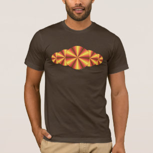 T-shirt Chemise sombre pour hommes Fall Illusion