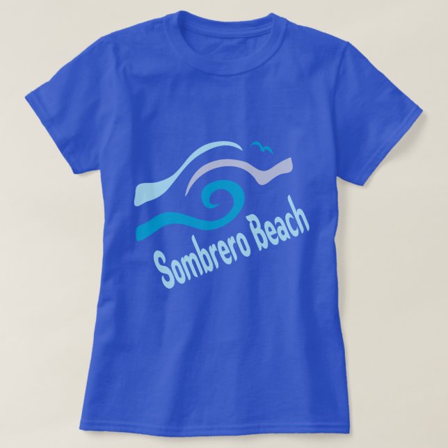 T-shirt Chemise Sombrero Beach (Design devant)