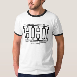 T-shirt Chemise sonnette de style collégial HHI