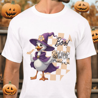 T-shirt Chemise sorcière mignonne d'oie Pastel Halloween T