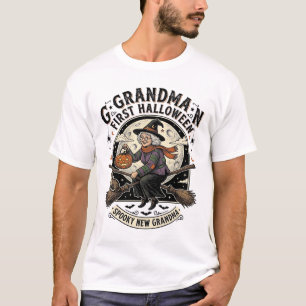 T-shirt Chemise sorcière vintage Halloween de grand-mère e