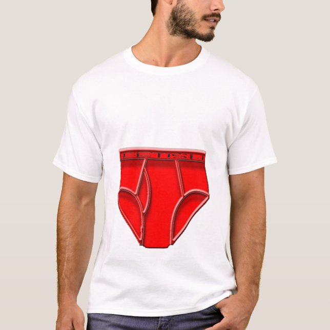 T-shirt Chemise sous-vêtements (Devant)