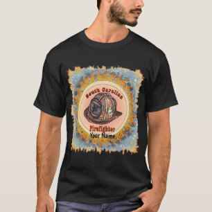 T-shirt Chemise South Carolina Firefighter