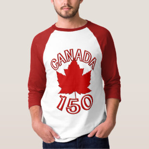 T-shirt Chemise souvenir Canada 150 Jersey Canada Feuille 