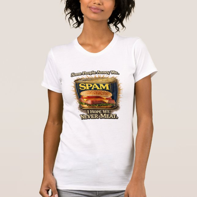 T-shirt Chemise Spam pour femmes (Devant)
