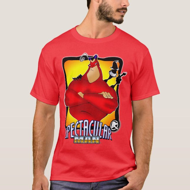 T-shirt Chemise spectaculaire d'homme (Devant)