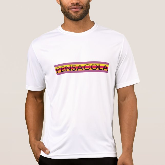 T-shirt Chemise sportive de plage de Pensacola la Floride (Devant)