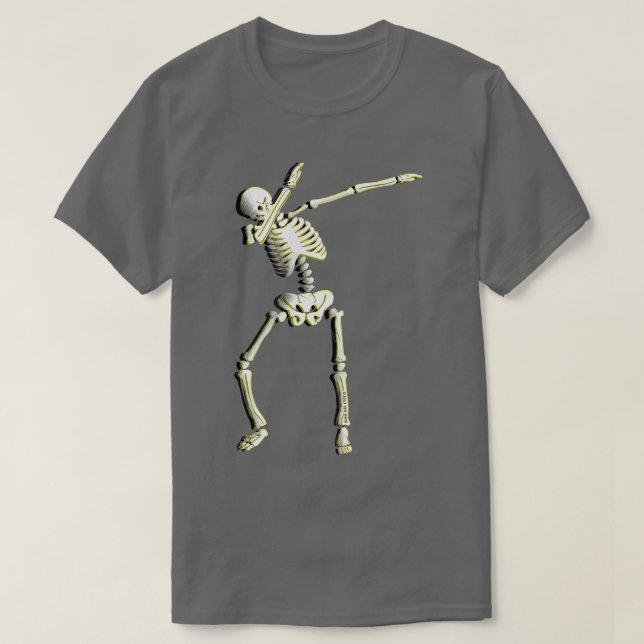 T-shirt Chemise squelette cool dabbing drôle Cinco de Mayo (Design devant)