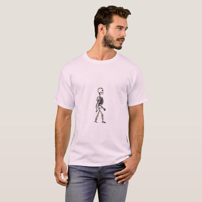 T-shirt Chemise squelettique (Devant entier)