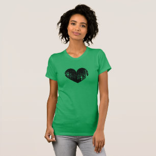 T-shirt Chemise St Patrick's Day pour femmes au design vin