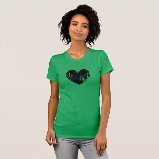 T-shirt Chemise St Patrick's Day pour femmes au design vin (Devant entier)