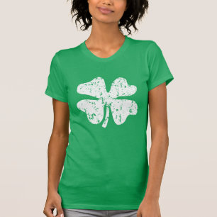 T-shirt Chemise St Patrick's Day pour femmes vert shamro