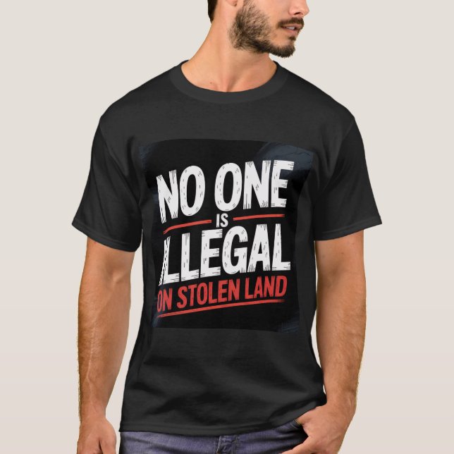 T-shirt Chemise Stolen Land #3 (Devant)